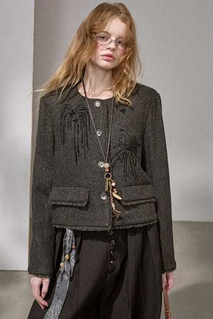 Bead-Embroidered Fireworks Jacket