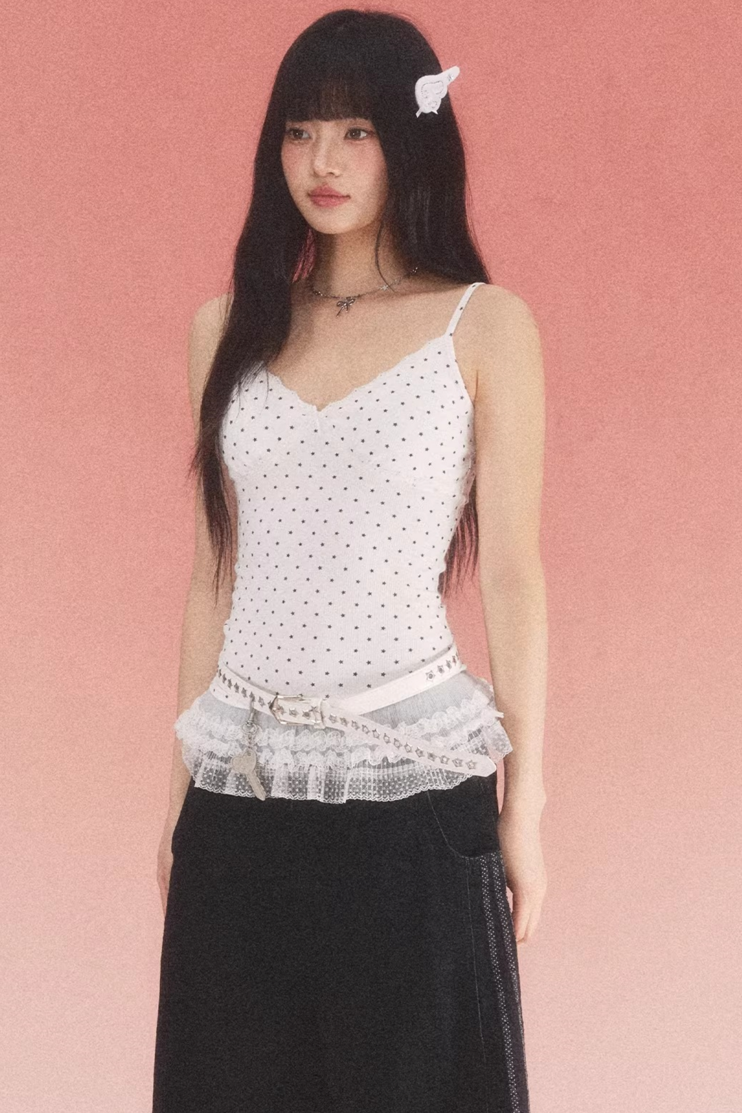 Starry Lace Camisole Top