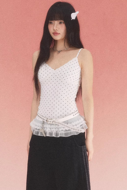 Starry Lace Camisole Top