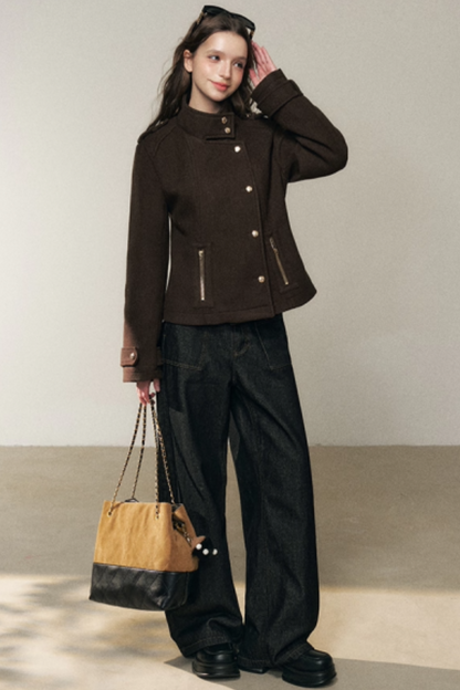 Brown Down Liner Jacket