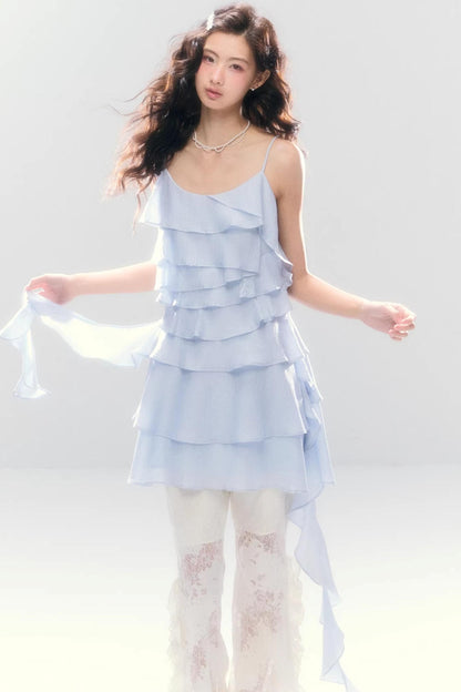 Three-Dimensional Ruffle Dress