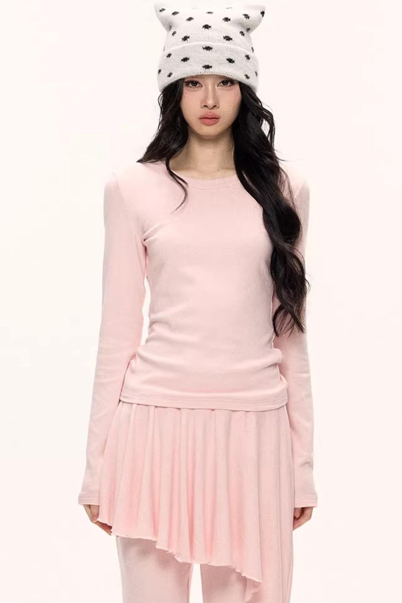 Strawberry Velvet Two-Piece Set-Up