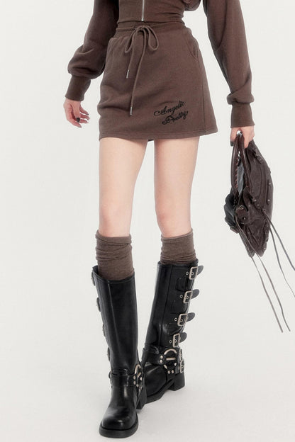 Sweet American Girl Two-Piece Skirt Set