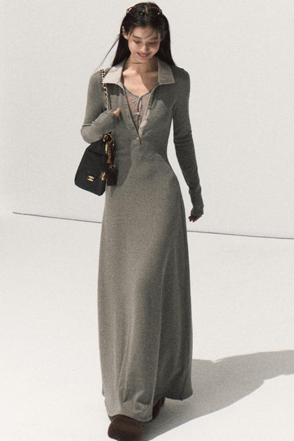 Smoke Cinched Waist Dress