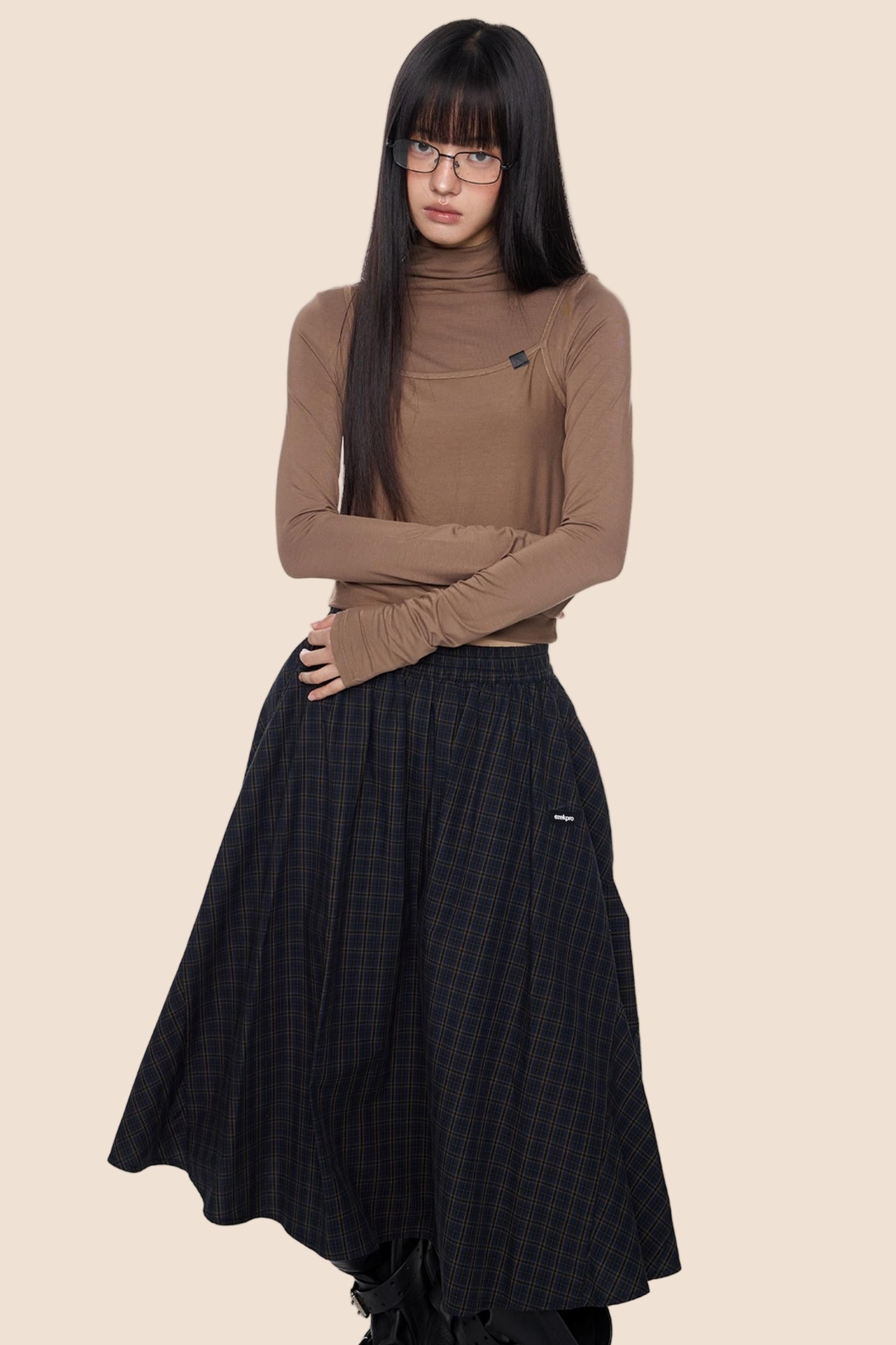 Knit Base Long T-Shirt