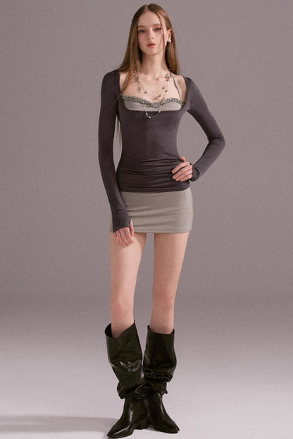 Hot Girl Lace Wrap Dress