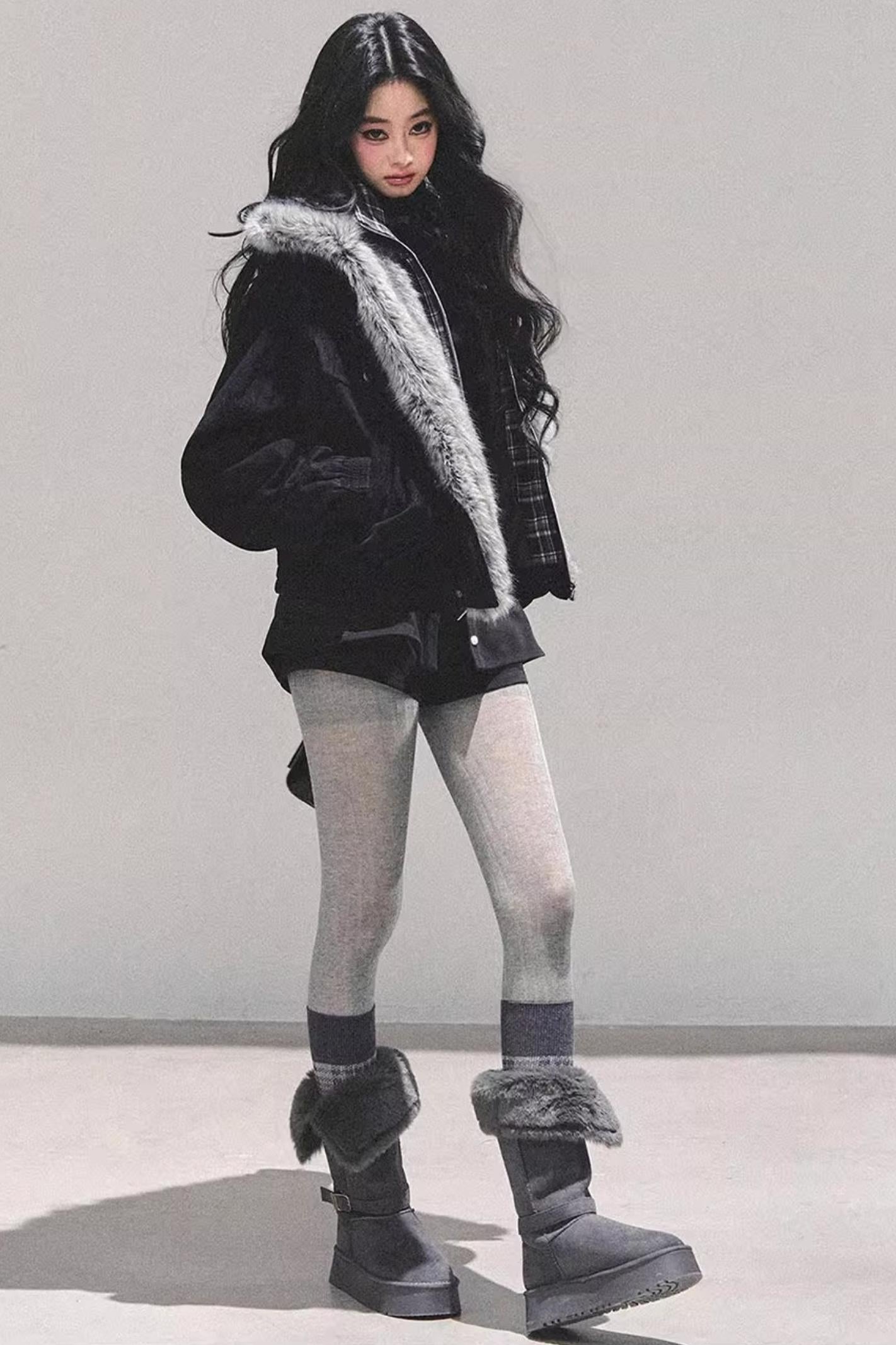 Plaid Padded Cotton Jacket