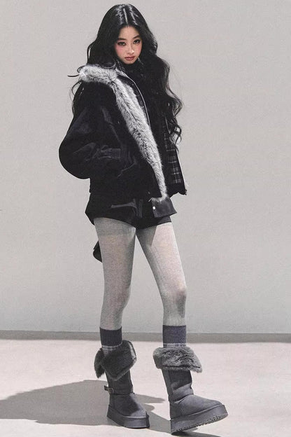 Plaid Padded Cotton Jacket