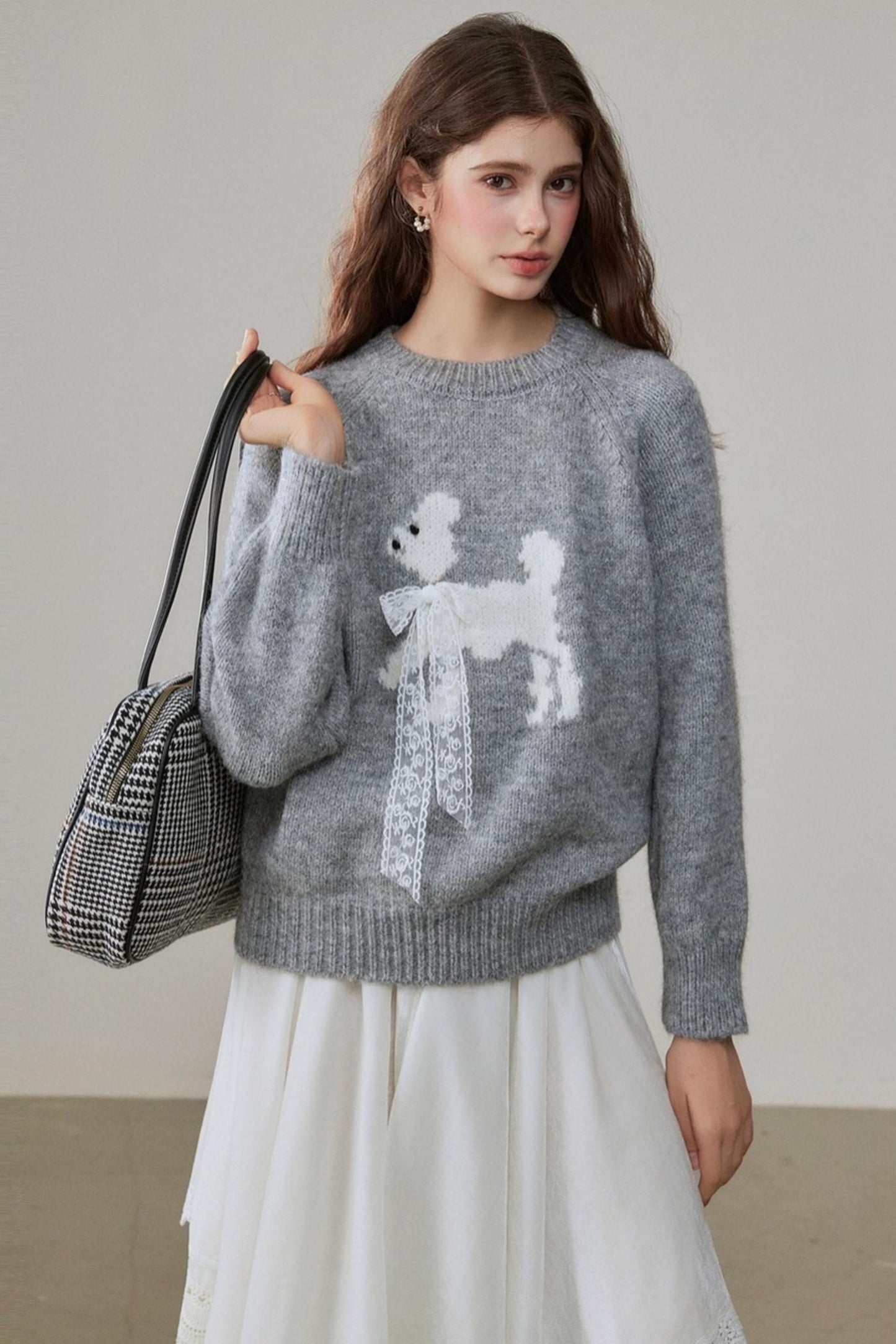 Winter White A-Line Skirt