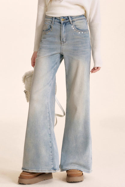Romantic French Flared Jeans