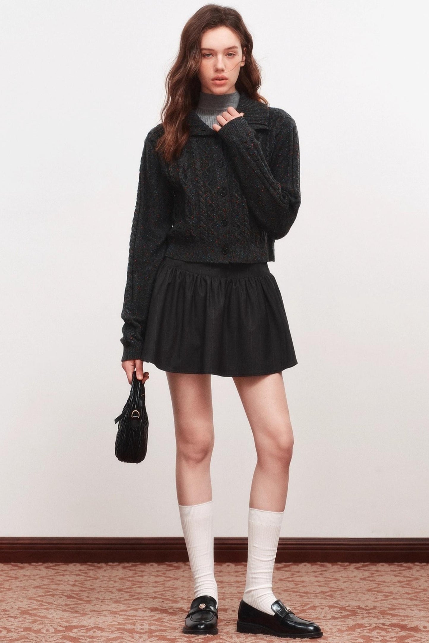 Lapel Knitted Sweater
