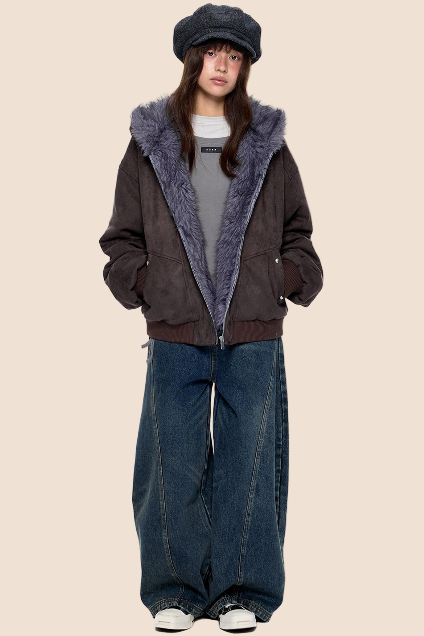 Soft Suede Chain Jacket