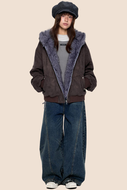 Soft Suede Chain Jacket