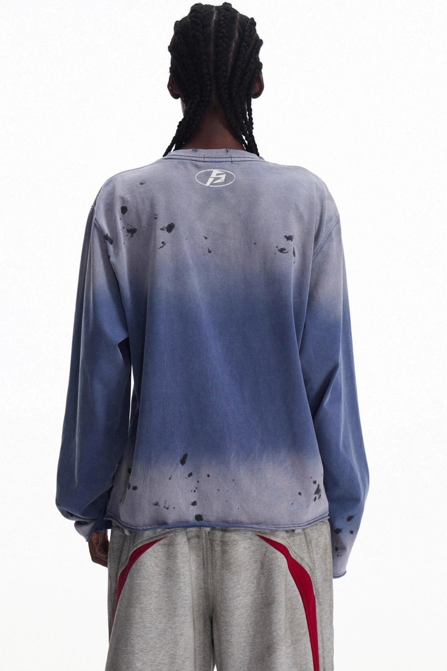 Vintage Gradient Pullover Sweatshirt