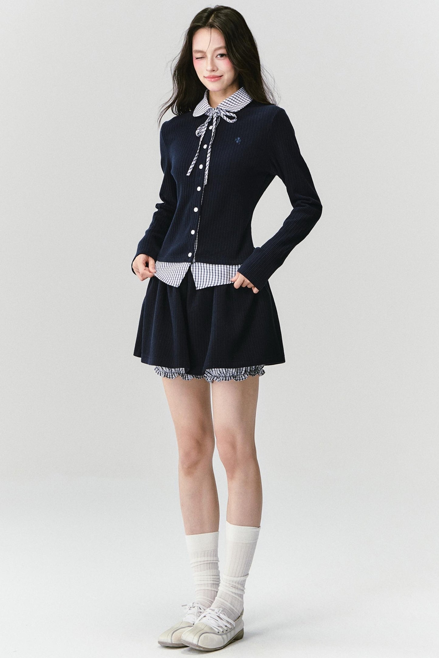 Korean High School Style Two-Piece Set-Up