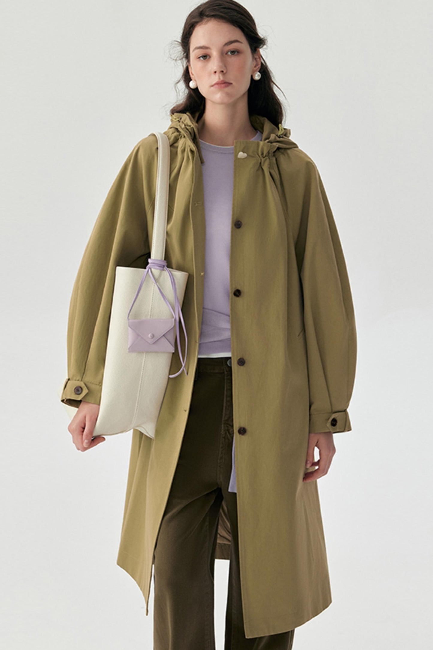 Exclusive Niche A-Line Trench Coat