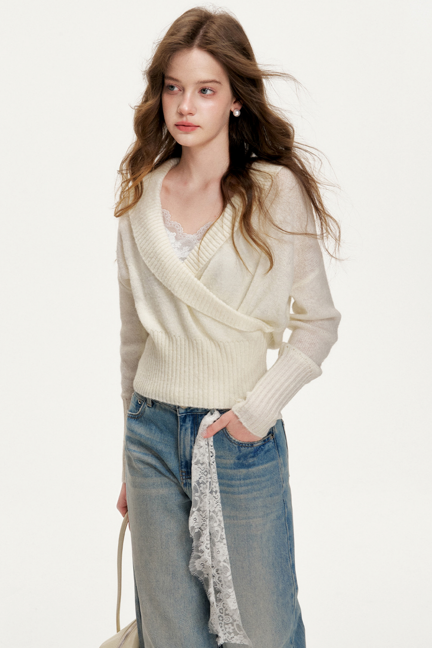 Romantic Lace Patchwork Jeans