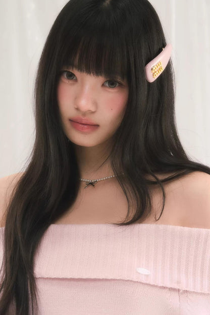 Sweet One-Shoulder Knit Top