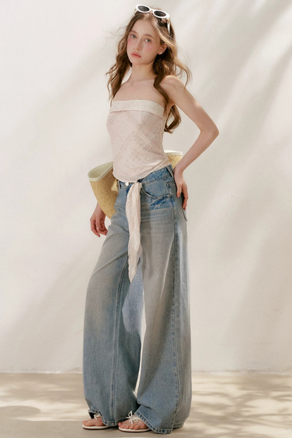 Tencel Linen Asymmetrical Top