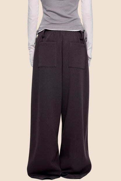 Rivet Retro Wide-Leg Pants Set-Up