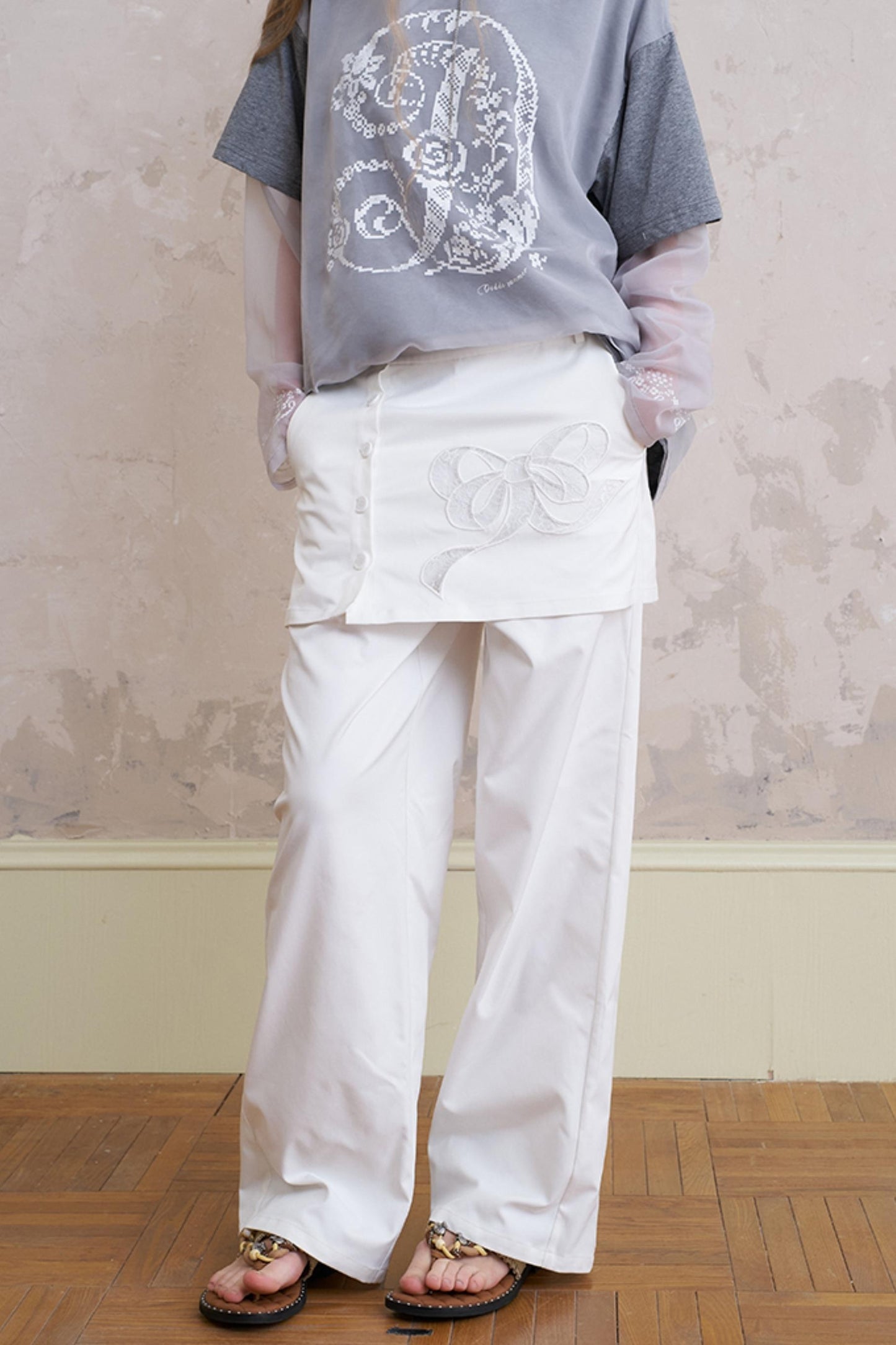 Summer Lace Skirt-Pants