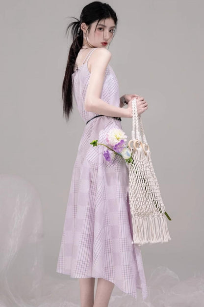 Asymmetrical Draped Dress