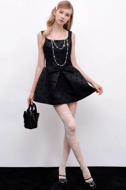 Autumn Black Short A-Line Dress