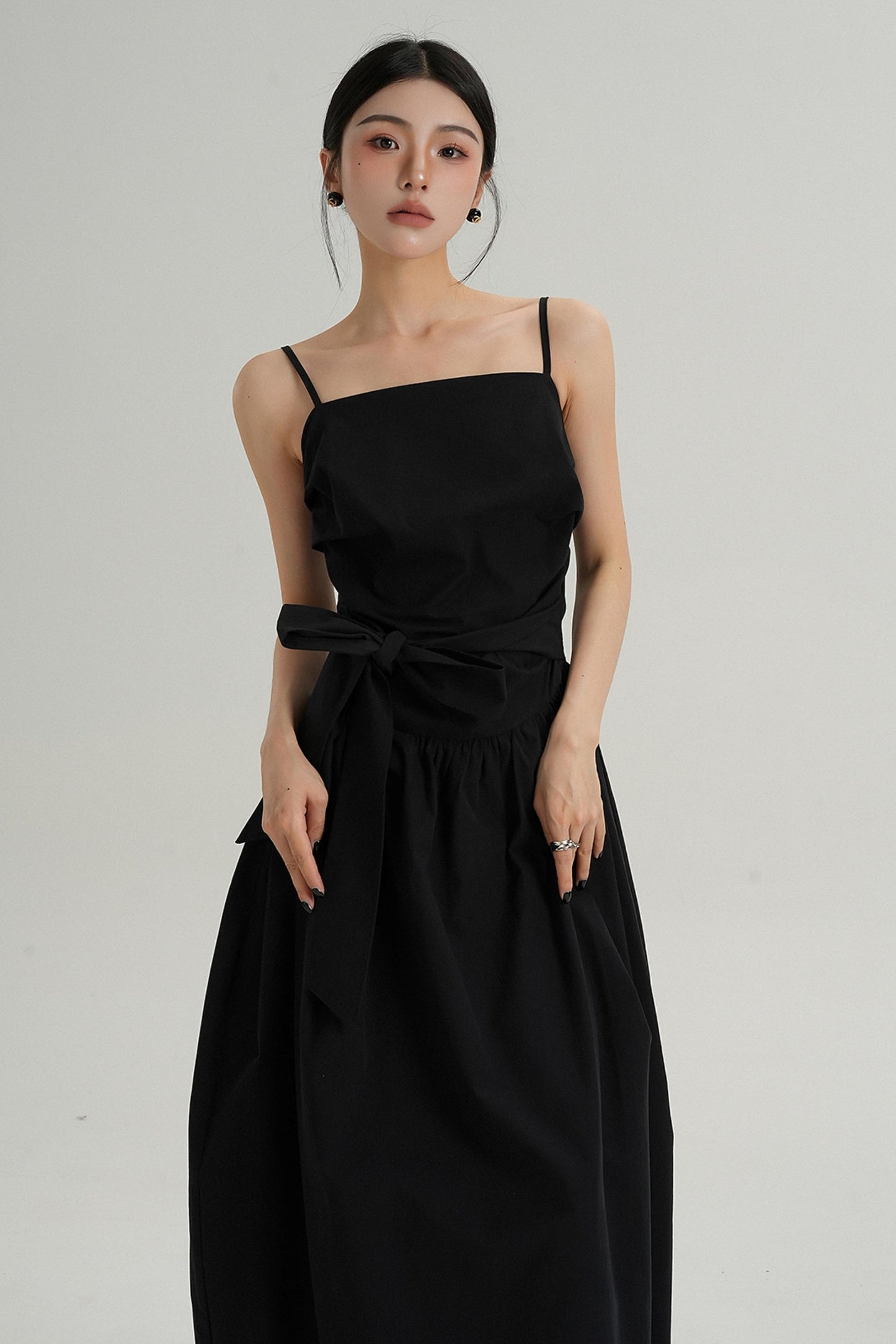 Hepburn Style Waist Slim Dress