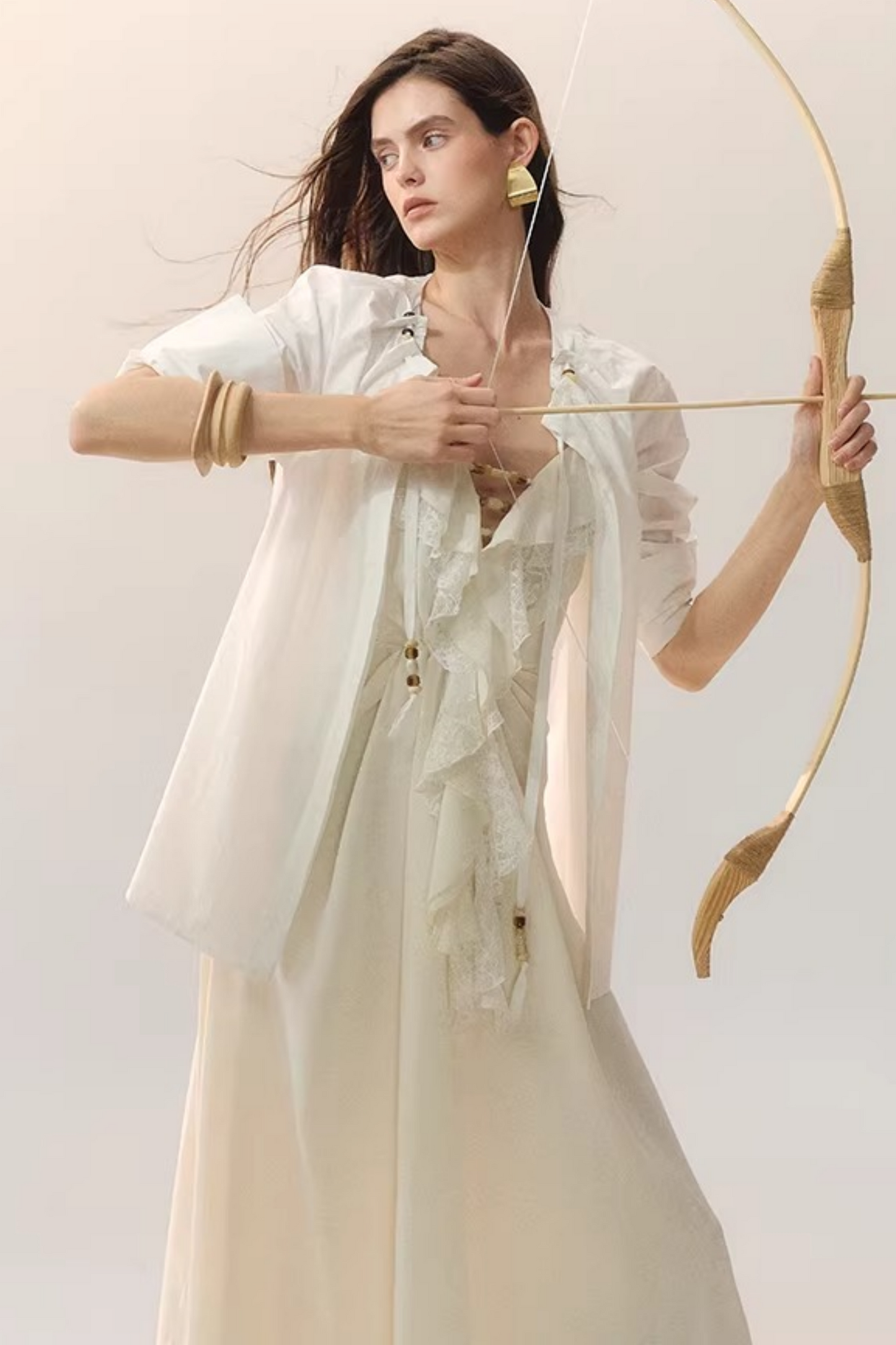 Weightless Beaded Ribbon Blouse