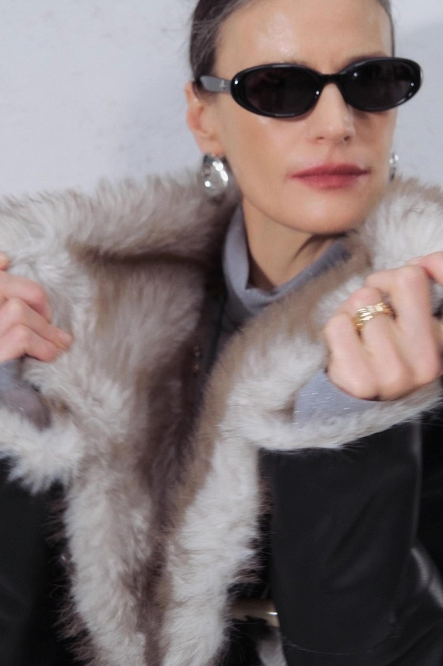 Vintage Leather Patchwork Jacket