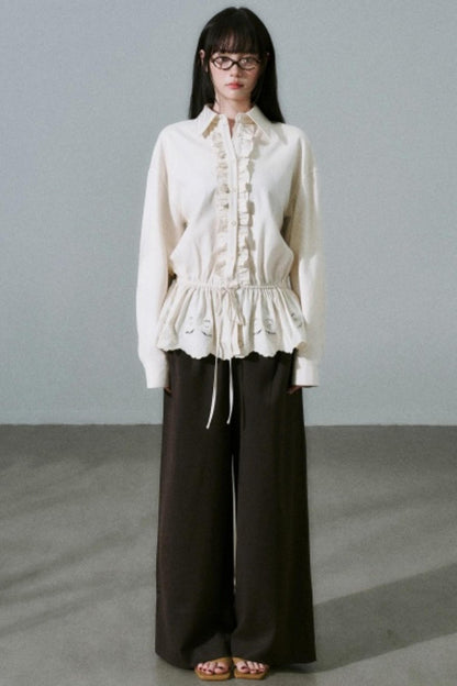 Laser Cut Tencel Shirt