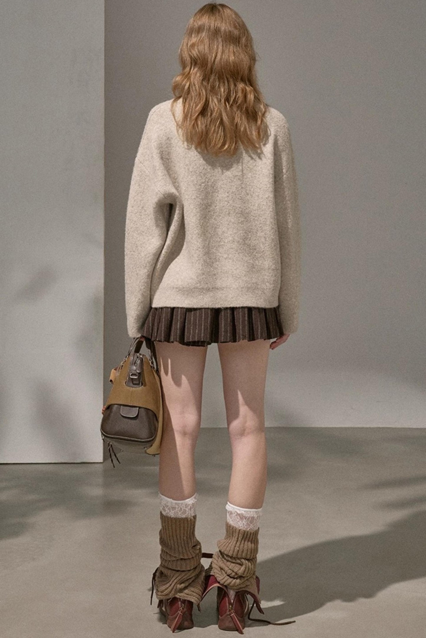 Furball Crew Neck Loose Sweater