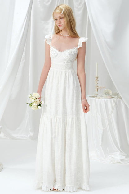 Summer Lace Halter Dress