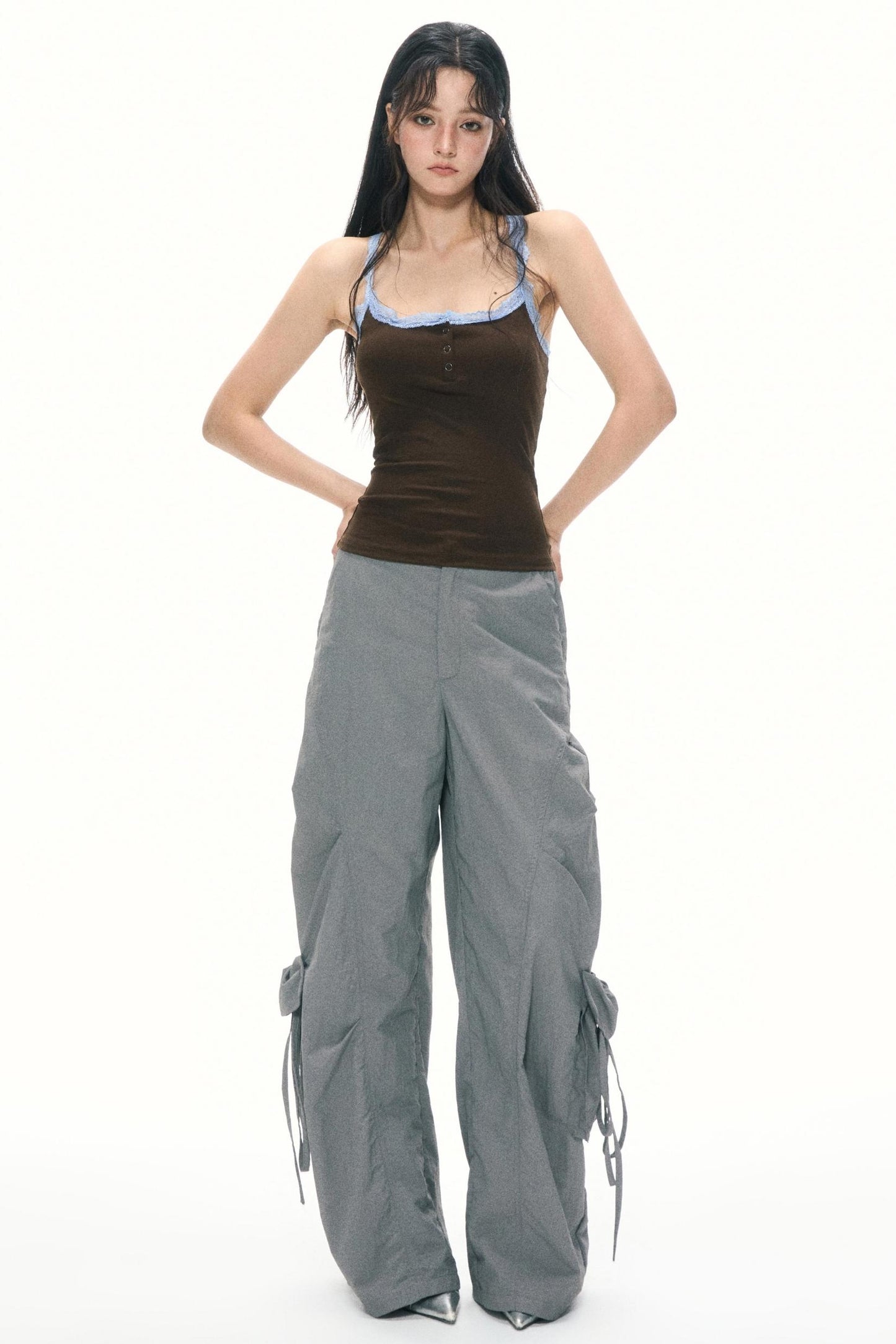 Color-Block Lace Camisole