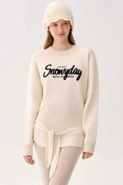 Afternoon Stroll Knitted Sweater