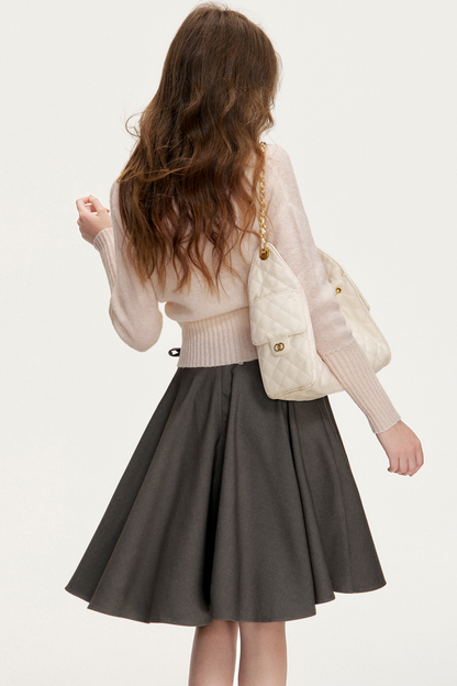 Tencel Wool A-Line Skirt Set