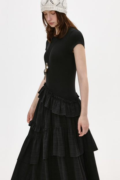 Vintage Patchwork Maxi Dress