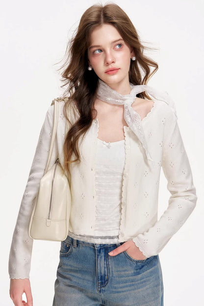 Sunlight Whisper Wool Cardigan