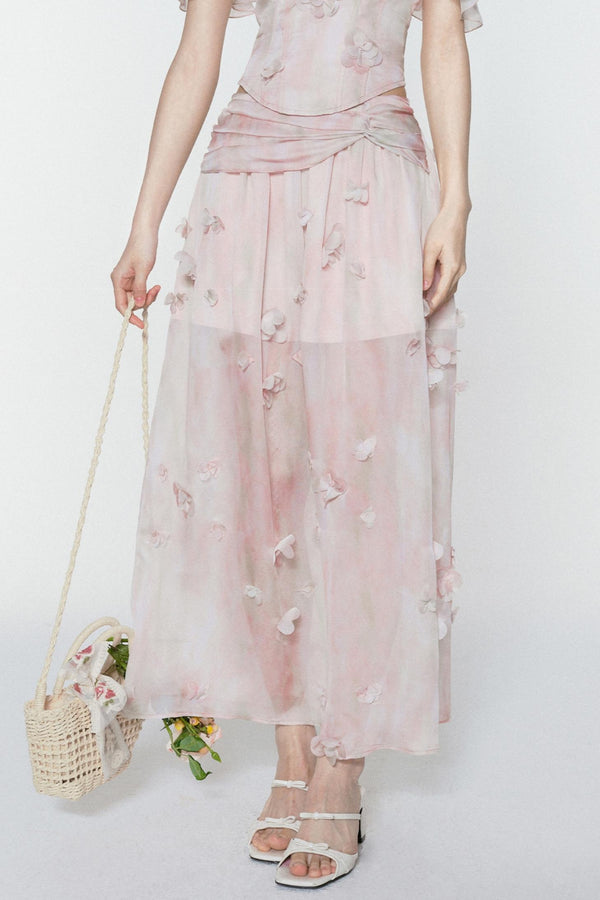 Vacation Floral Skirt Set-Up