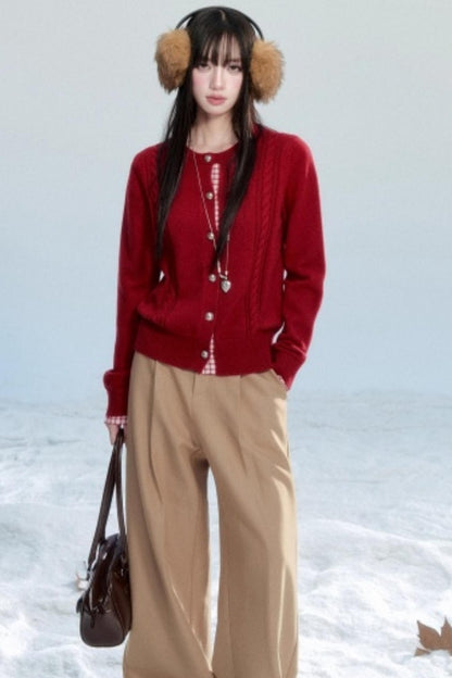 Korean Design Wide-Leg Pants