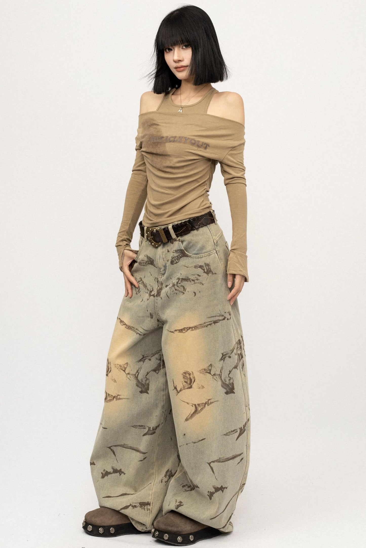 Vintage Spice Girl Black Long Sleeve T-Shirt