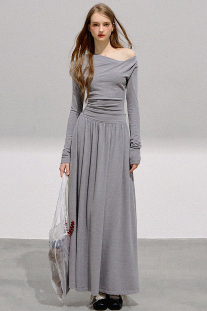 Gray Goddess Swing Dress