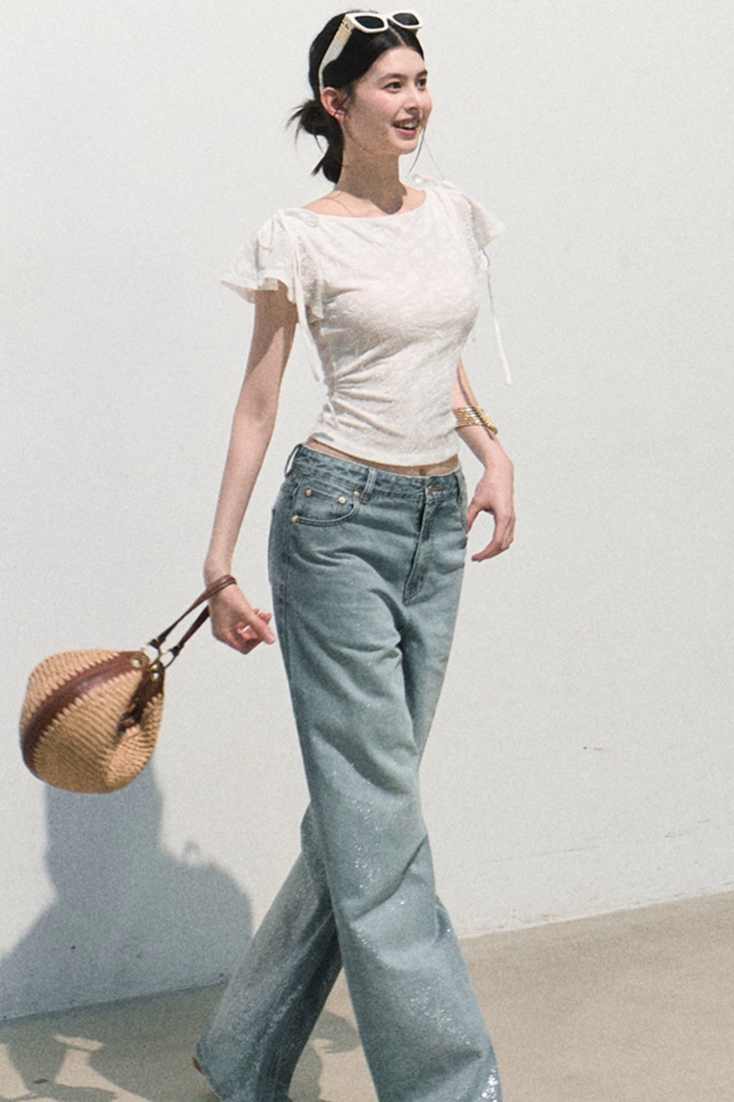 Breath of Spring Jacquard Top