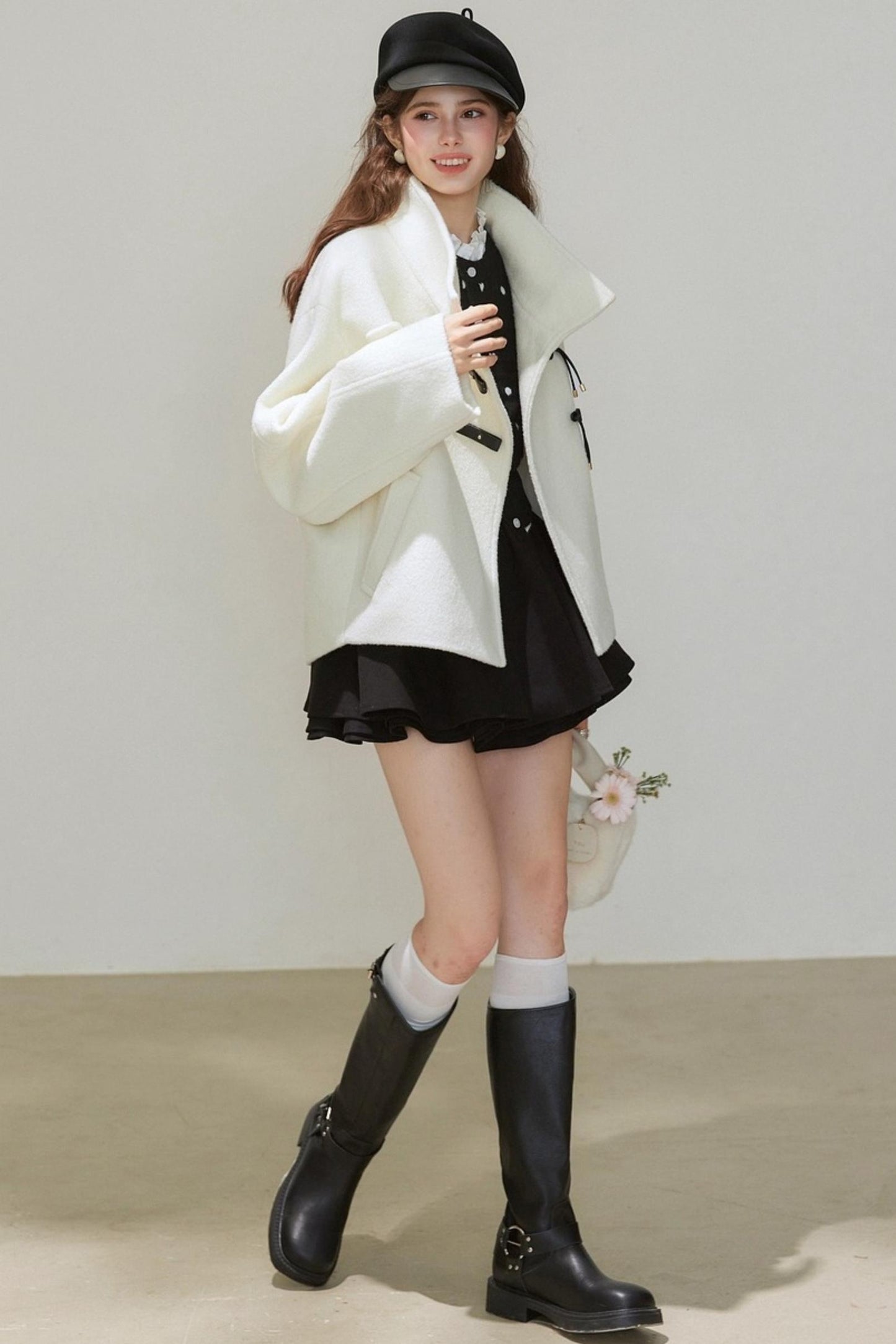 Winter Wool Cocoon Jacket