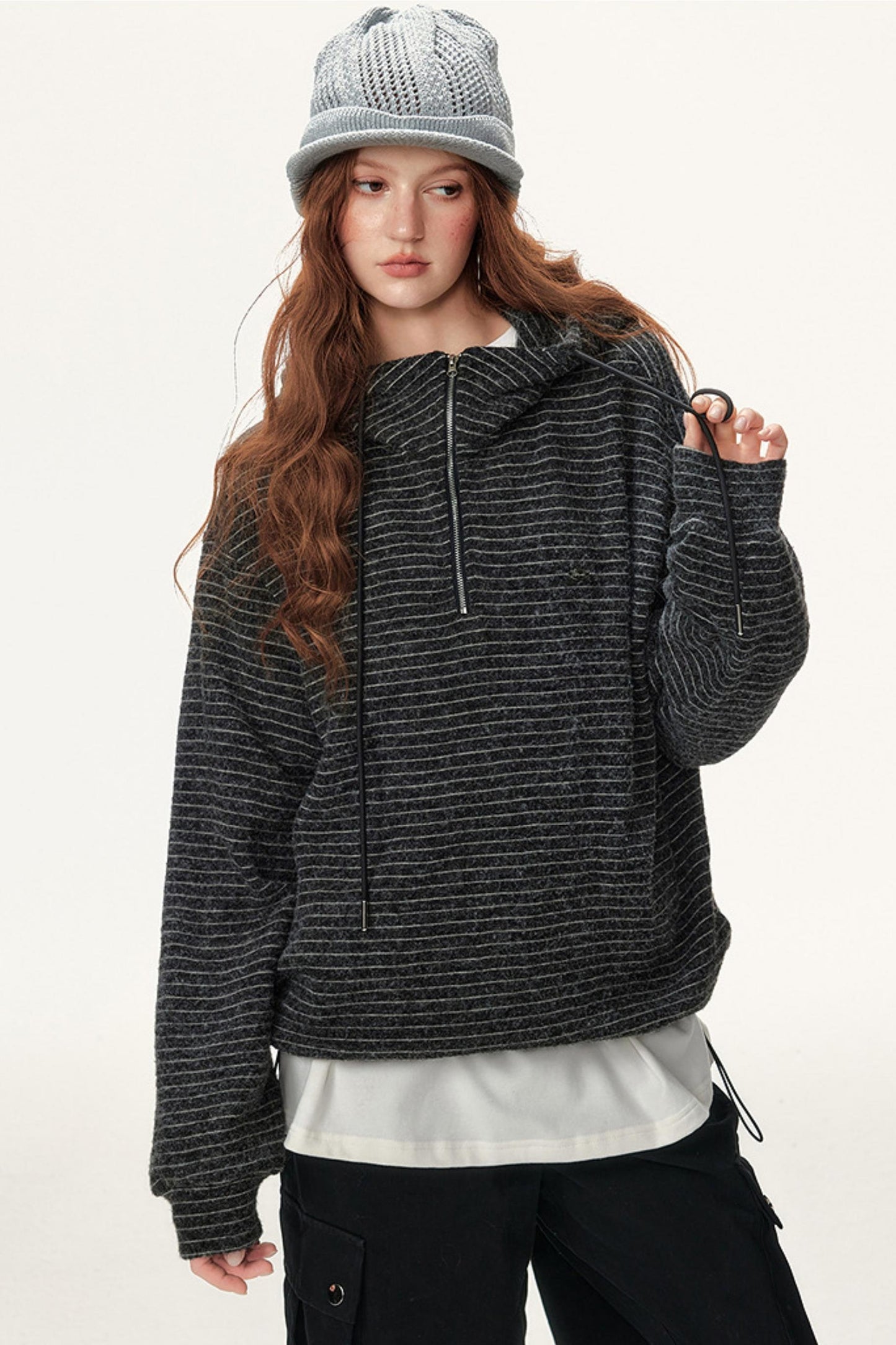 Sweet Rabbit Hooded Top