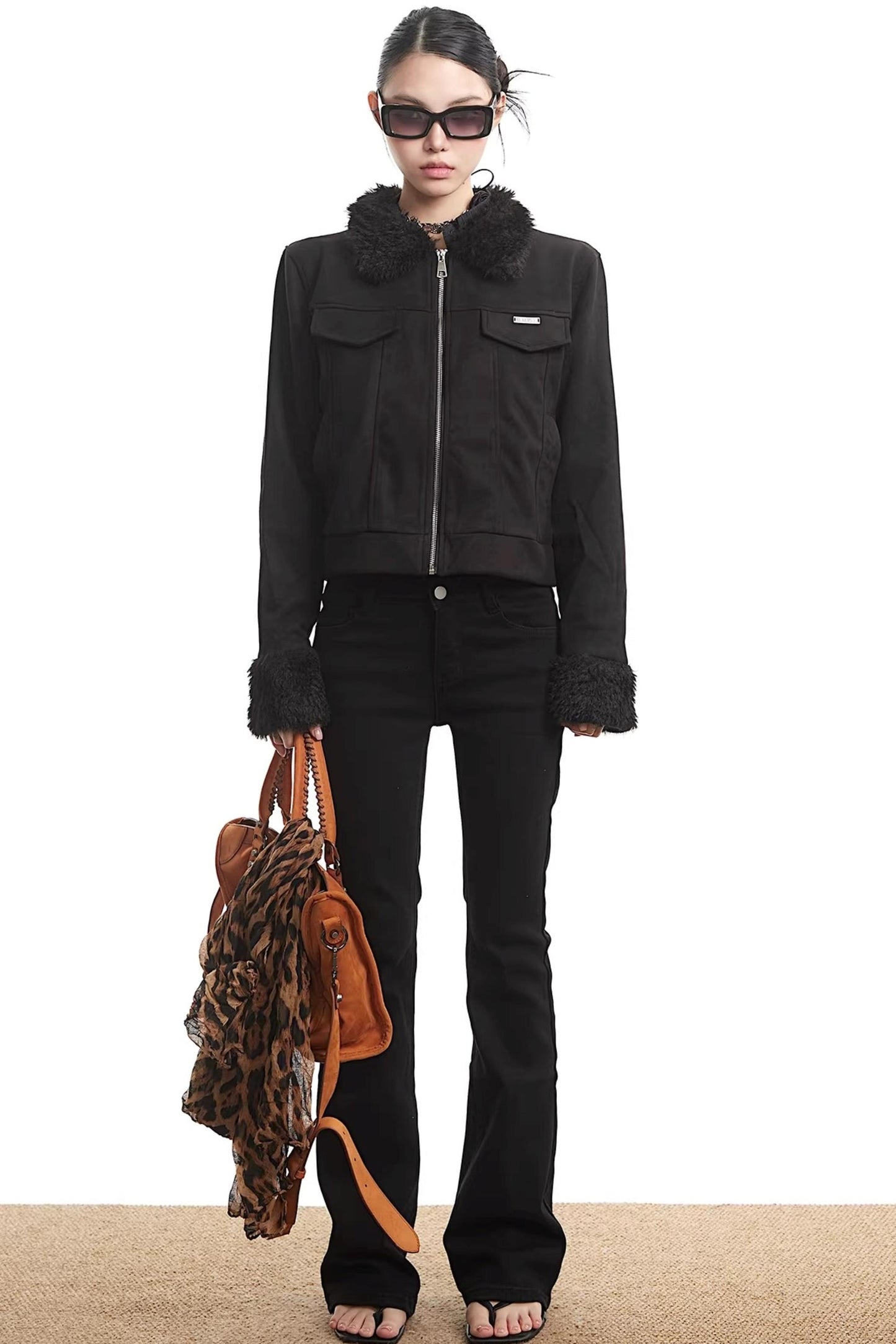 Autumn Black Elegant Jacket