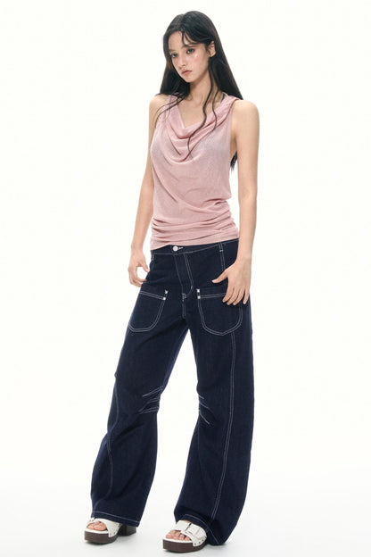 Pink Hooded Camisole