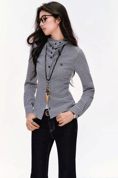 Temperament Waist Slimming Fashion Top