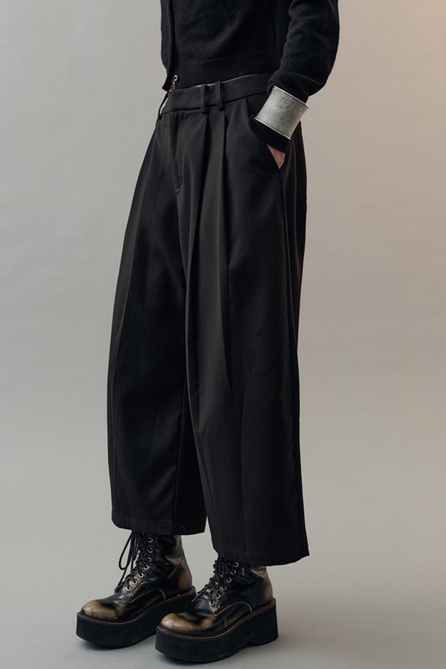 Yuan Tencel Elastic-Waisted Pants