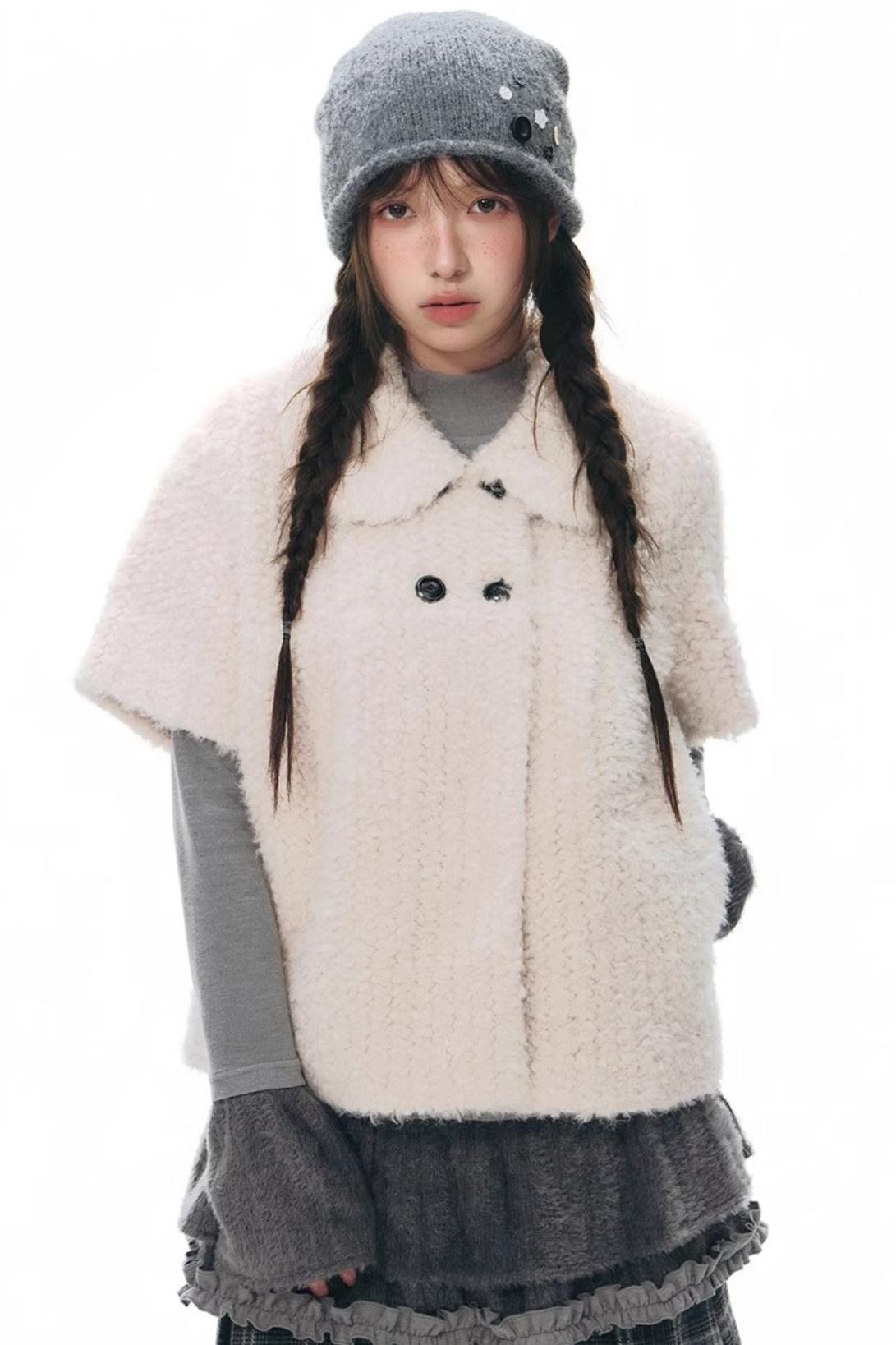 Lamb Wool Two-Piece Sweater Set-Up